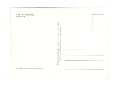 Ansichtskarte Lindau im Bodensee / Hauptstraße / J1-64