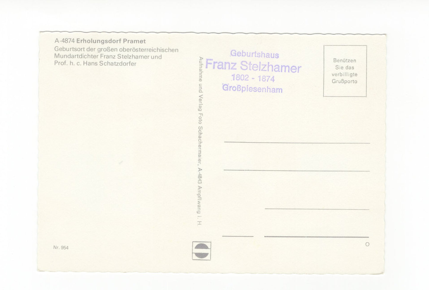 Ansichtskarte Pramet / Oberösterreich / Österreich