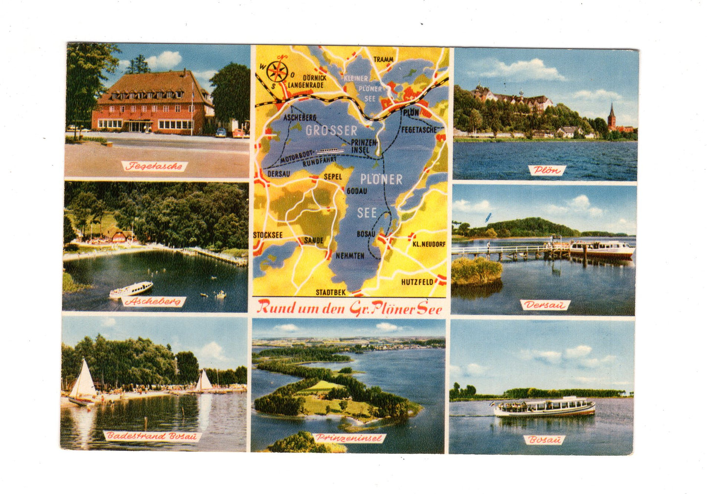 Ansichtskarte Rund um den Großen Plöner See / H1-70