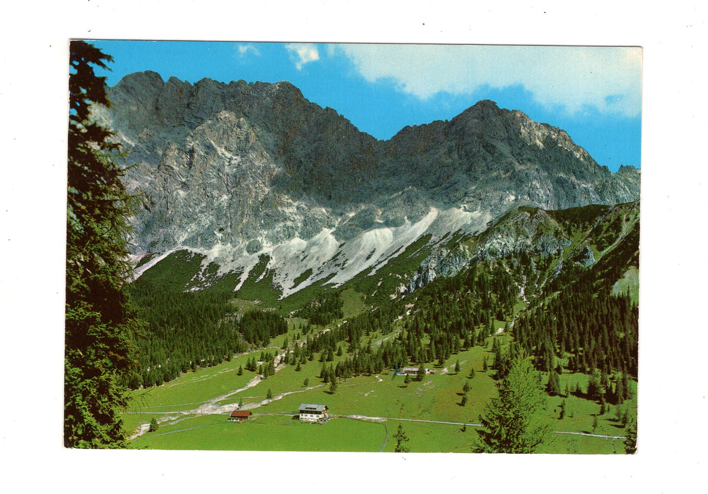 Ansichtskarte Gasthof Alpenglühn / Ehrwalder Alm / Tirol / Österreich
