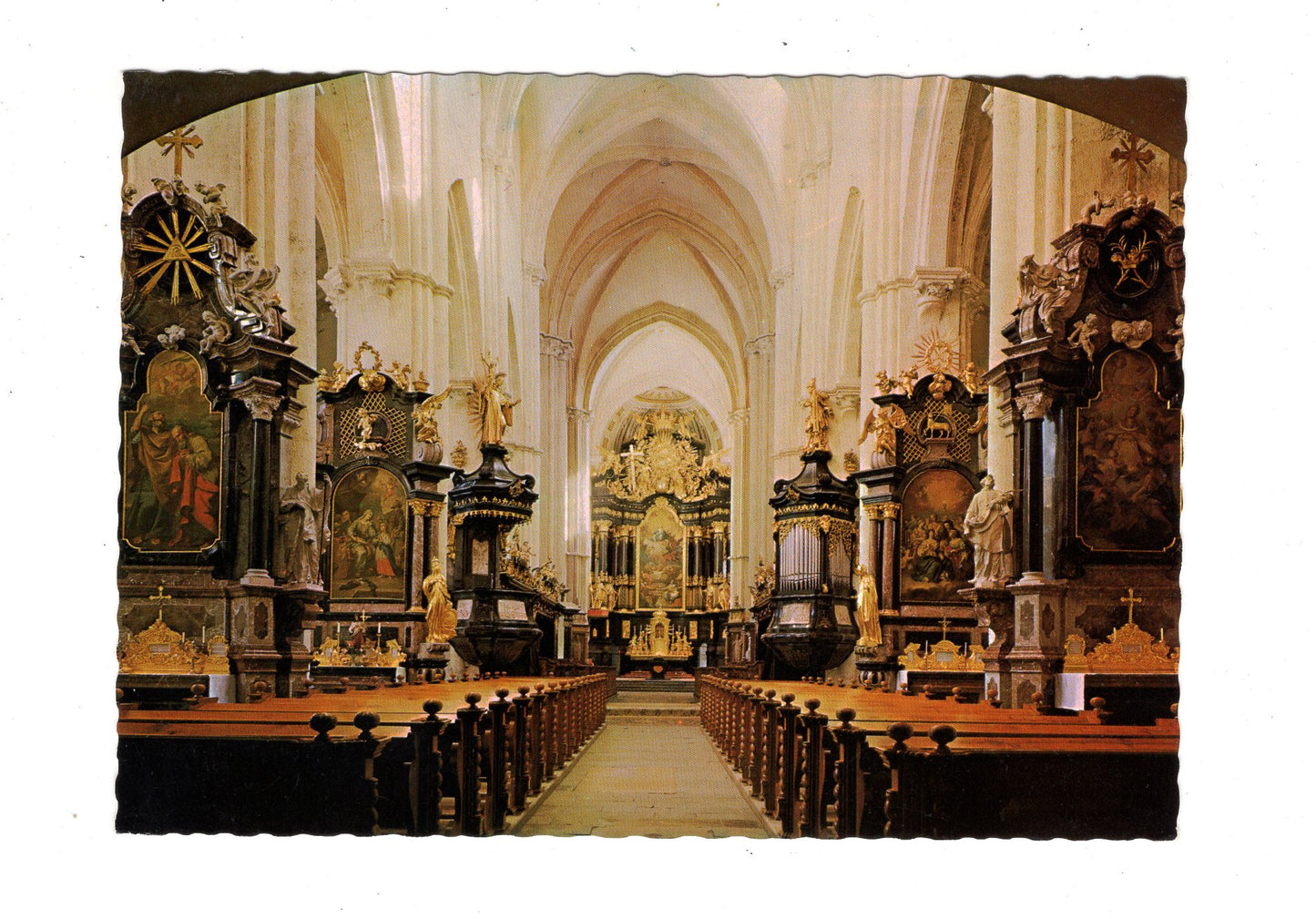 Ansichtskarte Lilienfeld / Zisterzienserstift / Stiftskirche / Österreich