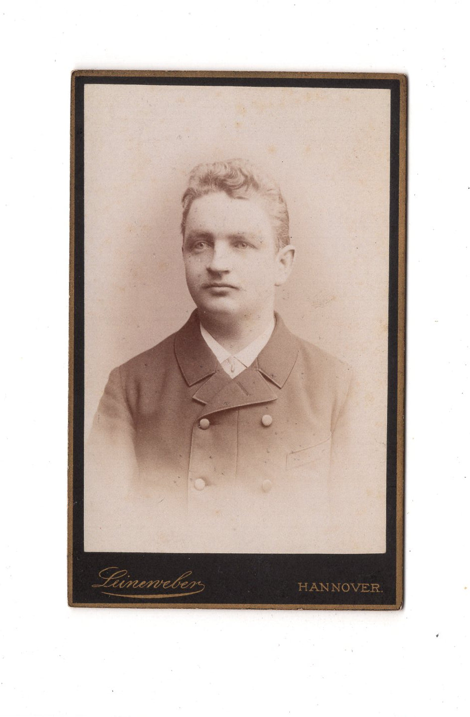 Fotografie Herrenportrait - Hannover 1880er / CDV C1-20