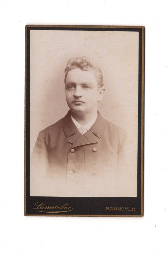 Fotografie Herrenportrait - Hannover 1880er / CDV C1-20