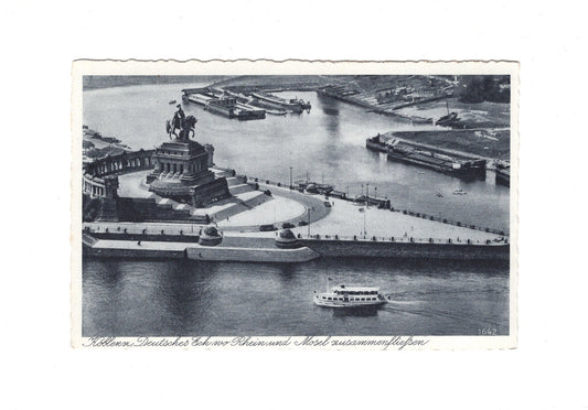 Ansichtskarte Koblenz am Rhein / Deutsches Eck