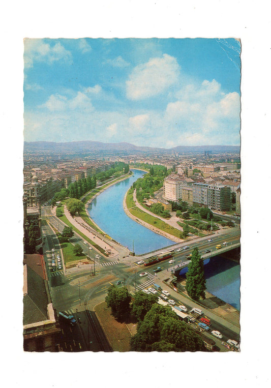Ansichtskarte Wien / Donaukanal / Österreich