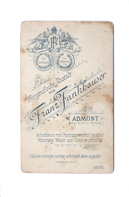 Fotografie Damenportrait - Admont 1897