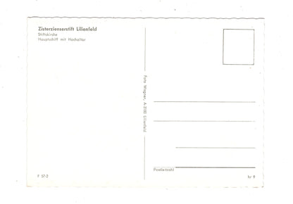 Ansichtskarte Lilienfeld / Zisterzienserstift / Stiftskirche / Österreich