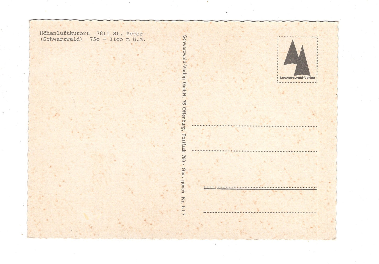 Ansichtskarte St. Peter / Schwarzwald / K1-56