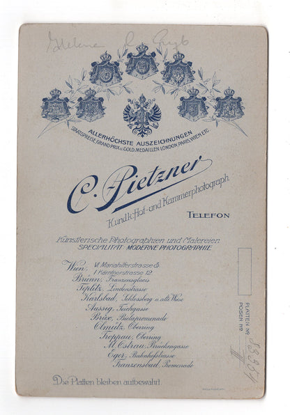 Fotografie Feine Dame - Wien 1900er / CAB W-20