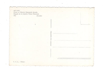 Ansichtskarte Mailand Milano / Galleria Vittorio Emanuele II / Italien / N1-63