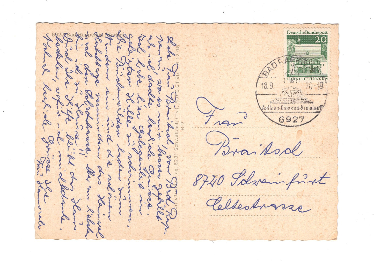 Ansichtskarte Bad Rappenau / Baden