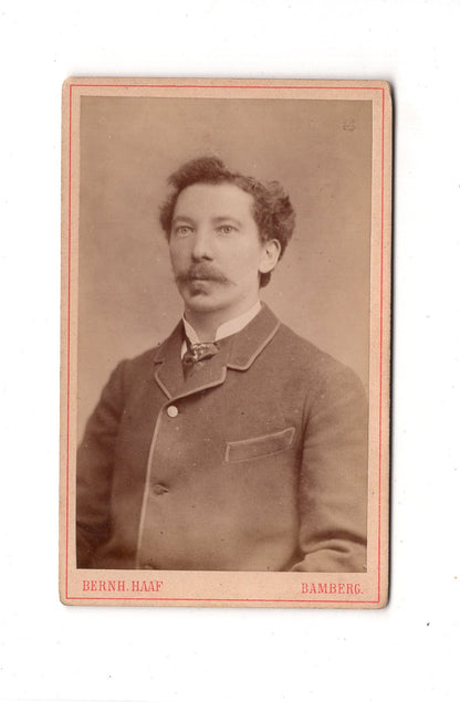 Fotografie Herrenportrait - Bamberg 1880er / CDV C1-20