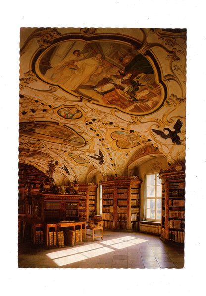 Ansichtskarte Lilienfeld / Zisterzienserstift / Bibliothek / Österreich