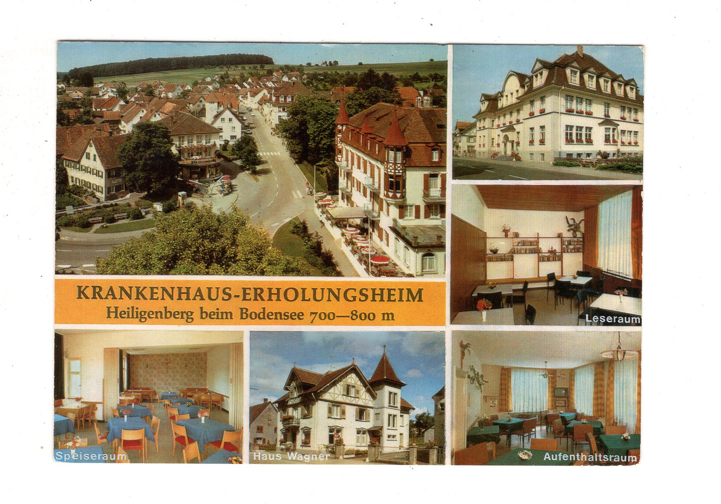 Ansichtskarte Heiligenberg beim Bodensee / Krankenhaus-Erholungsheim / J1-64