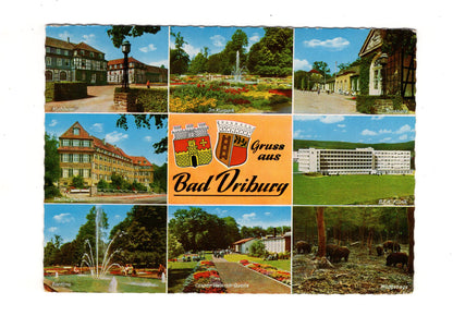 Ansichtskarte Bad Driburg / Caspar-Heinrich-Quelle / Fontäne +++