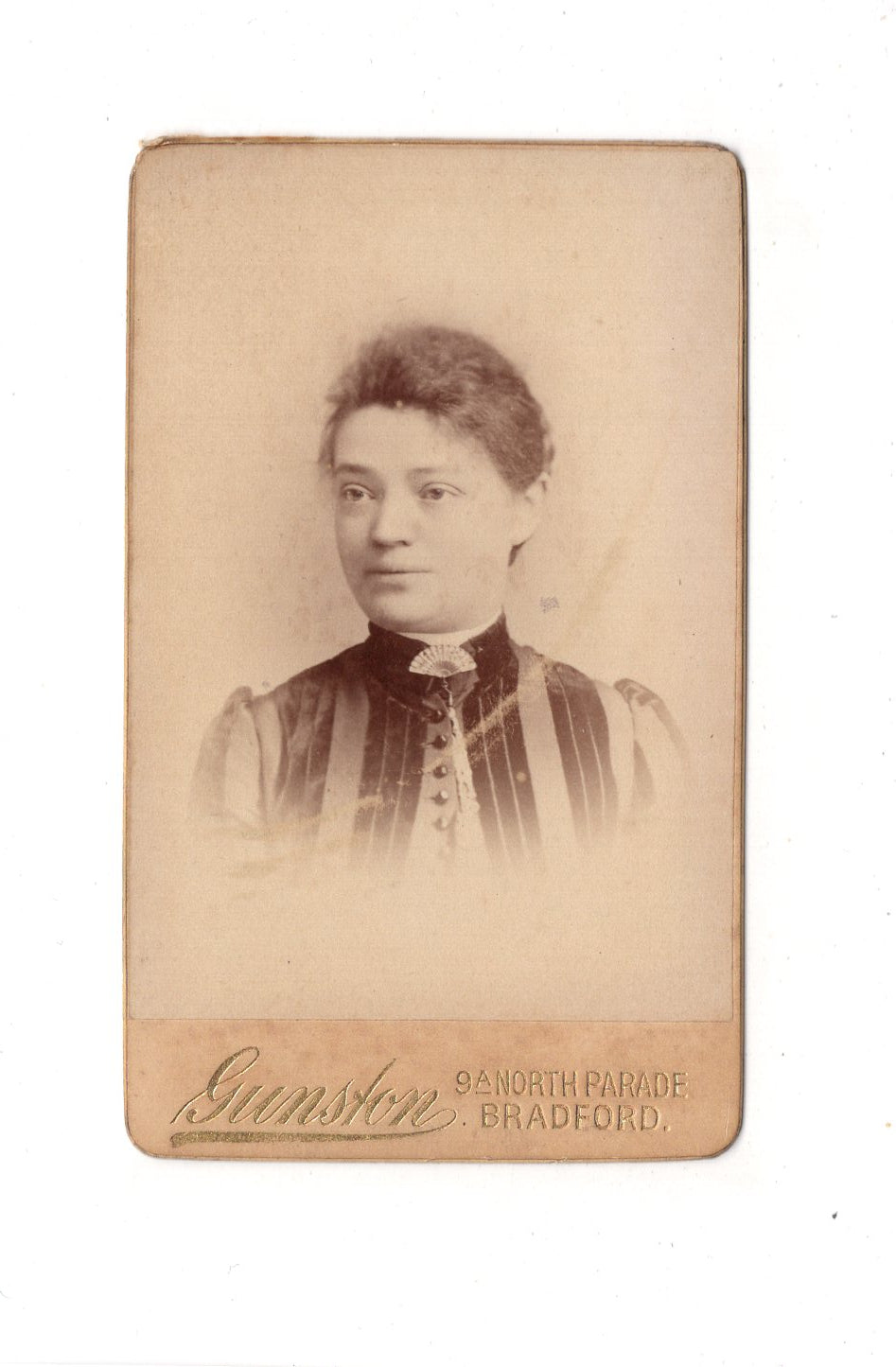 Fotografie Damenportrait - Bradforf 1880er / CDV C1-02