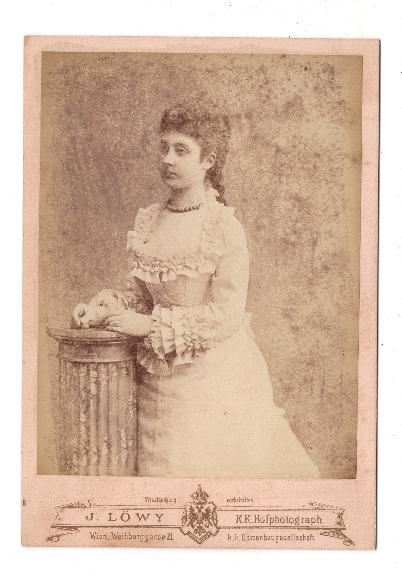 Fotografie Feine Dame - Wien 1870er / CAB W-20