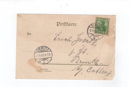 Ansichtskarte Eifel / Gemündener Maar - 1903