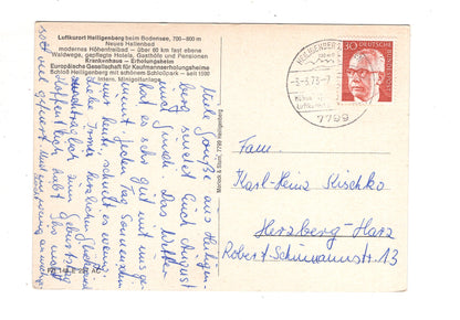 Ansichtskarte Heiligenberg beim Bodensee / Krankenhaus-Erholungsheim / J1-64