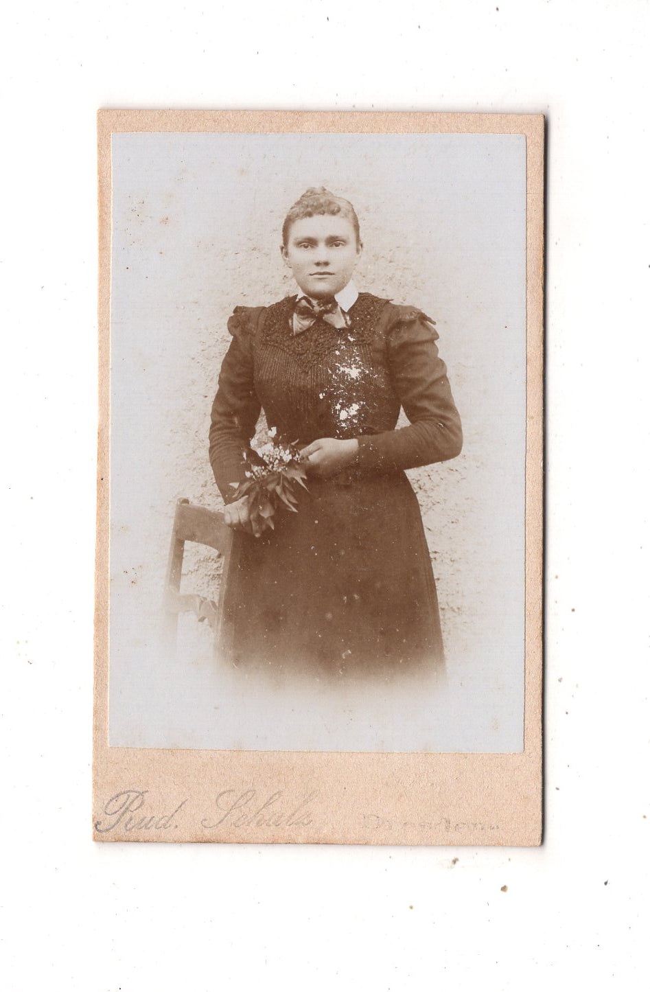 Fotografie Feine Dame - Dresden 1890er