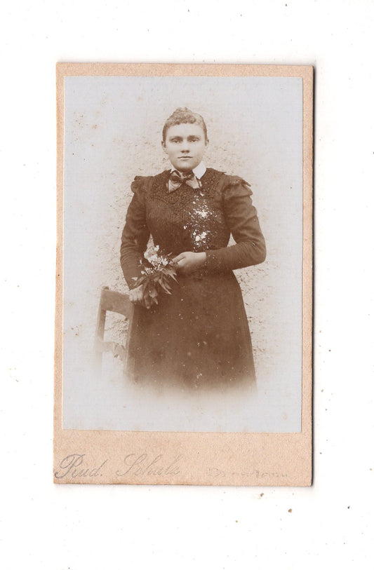 Fotografie Feine Dame - Dresden 1890er