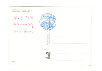 Ansichtskarte Nebelhornbahn-Bergstation / Oberstdorf / Allgäuer Alpen / H1-54