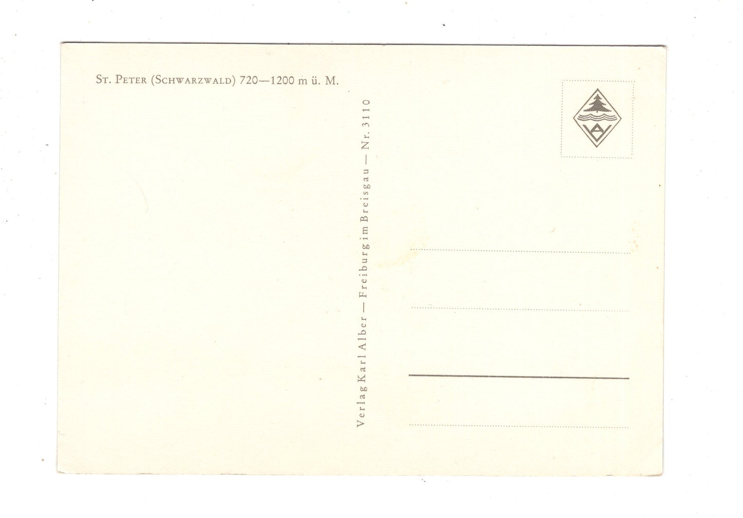 Ansichtskarte St. Peter / Schwarzwald / K1-56