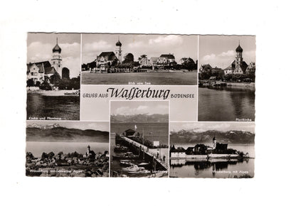 Ansichtskarte Wasserburg / Bodensee / Kirche und Pfarrhaus +++ / J1-64