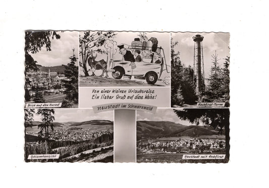 Ansichtskarte Neustadt im Schwarzwald / Hochfirst-Turm +++ / K1-56