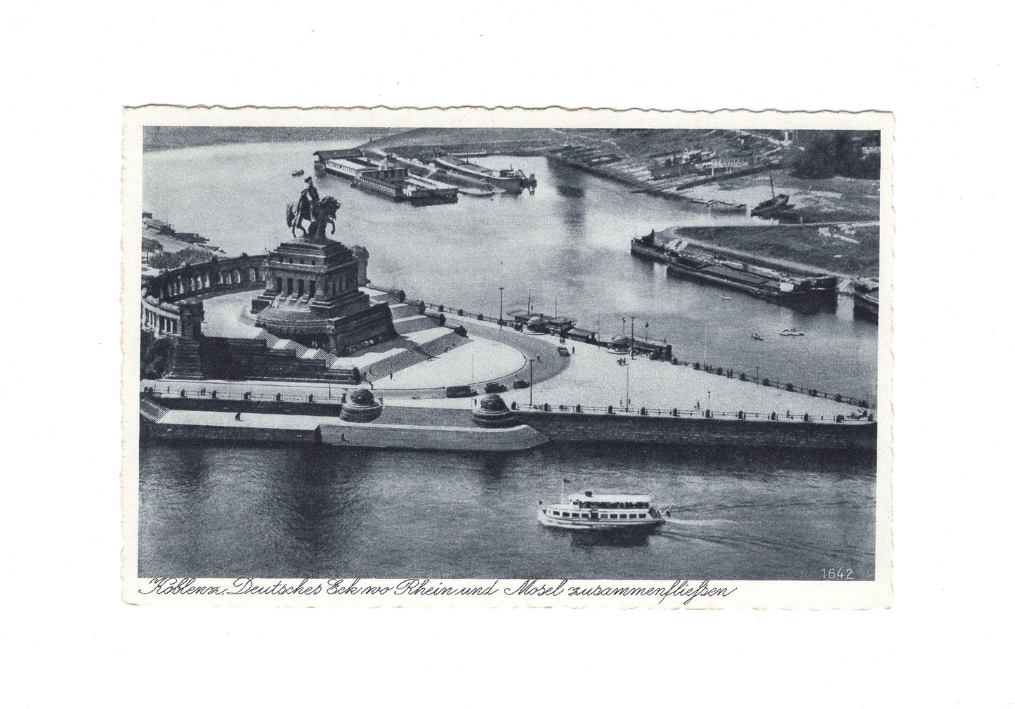Ansichtskarte Koblenz am Rhein / Deutsches Eck