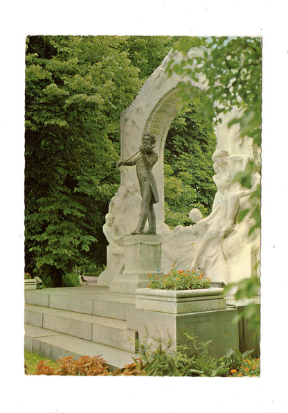 Ansichtskarte Wien / Johann-Strauß-Denkmal / Österreich