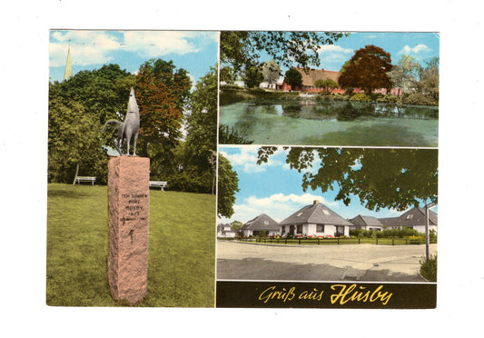 Ansichtskarte Husby bei Flensburg