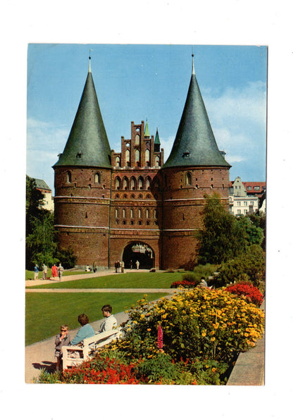 Ansichtskarte Hansestadt Lübeck / Holstentor