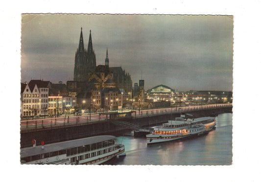 Ansichtskarte Köln am Rhein / Abendstimmung / G1-57