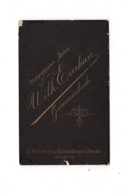 Fotografie Schönes Kinderbild / Baby - Gummersbach 1880er / CDV N1-07