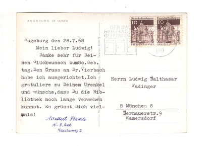 Ansichtskarte Augsburg / St. Ulrich / I1-66