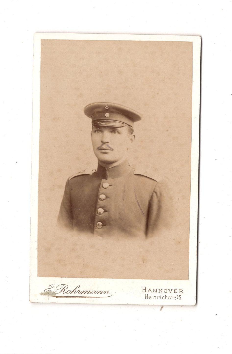 Fotografie Soldat - Hannover 1890er / CDV M1-05