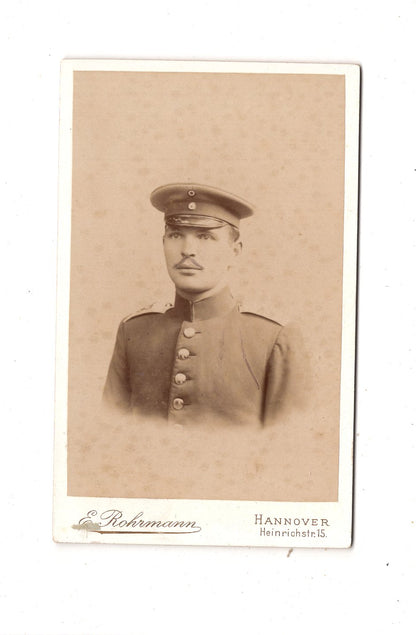 Fotografie Soldat - Hannover 1890er / CDV M1-05