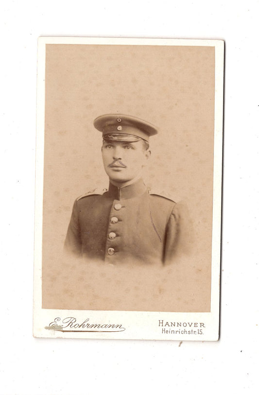 Fotografie Soldat - Hannover 1890er / CDV M1-05