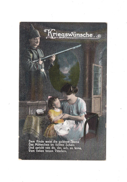 Ansichtskarte / Patriotische Karte / Soldat mit Pickelhaube