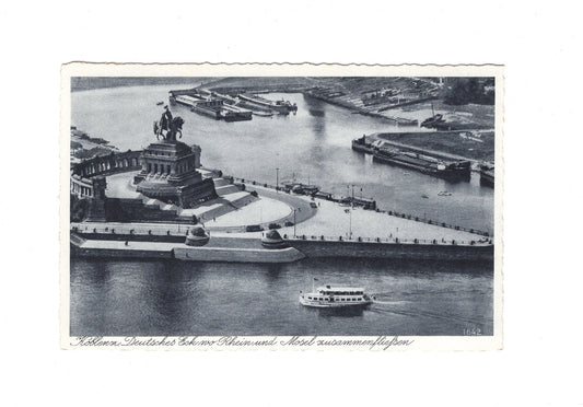 Ansichtskarte Koblenz am Rhein / Deutsches Eck