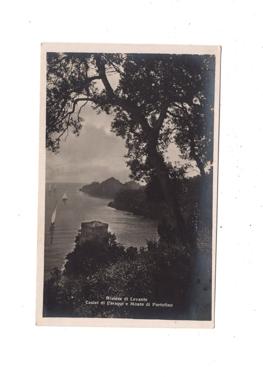 Ansichtskarte Castel di Paraggi e Monte di Portofino / Italien / N1-63