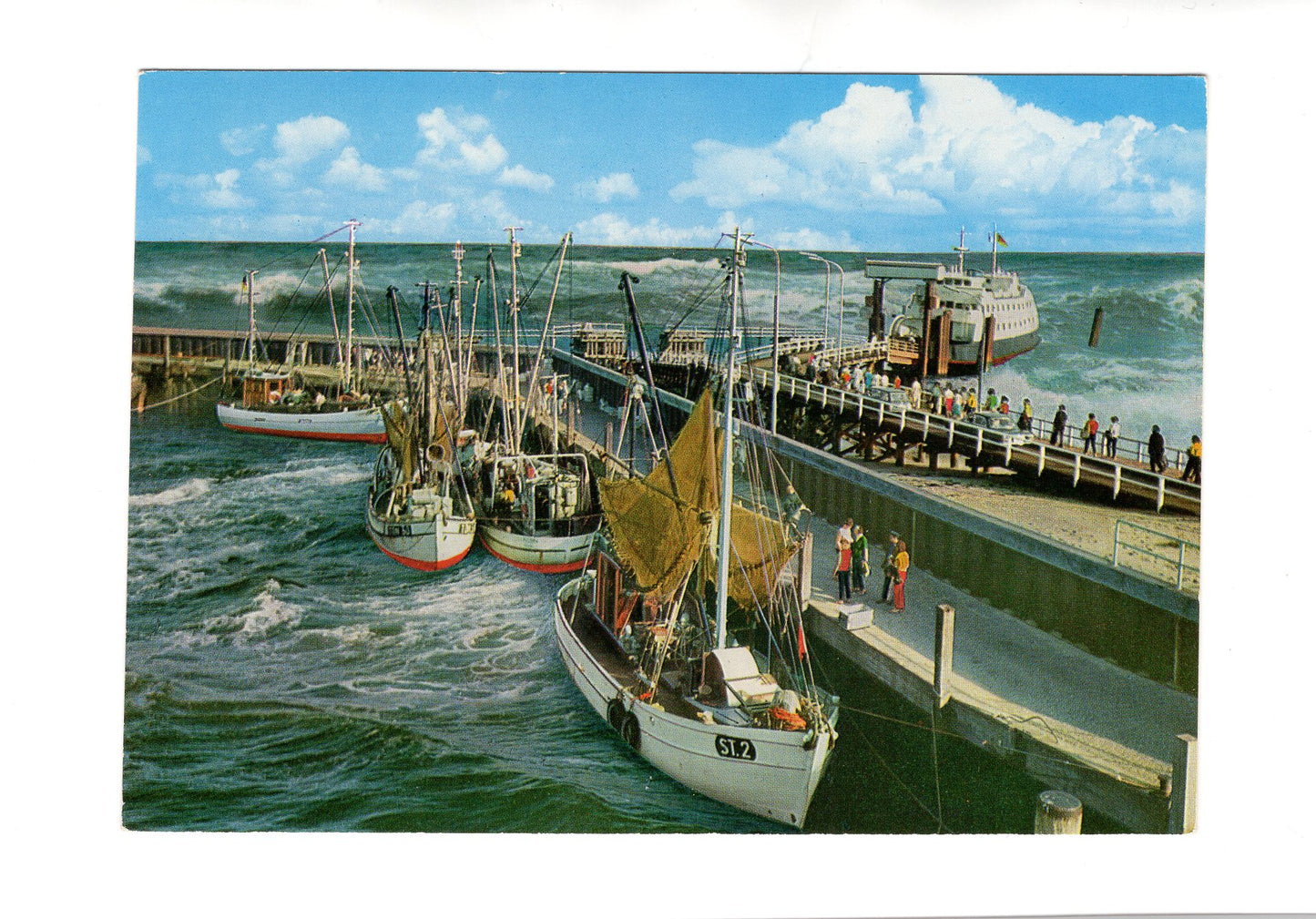 Ansichtskarte Nordseebad List auf Sylt / Hafen