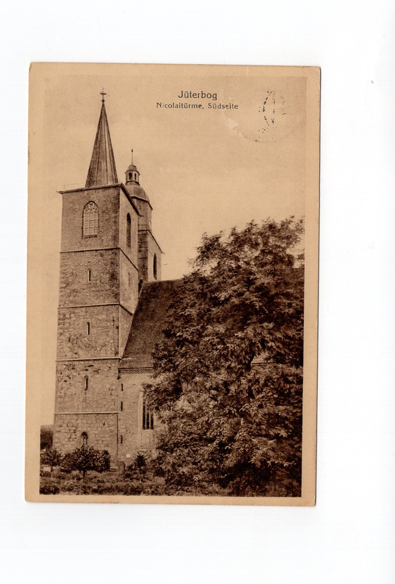 Ansichtskarte Jüterbog / Nicolaitürme