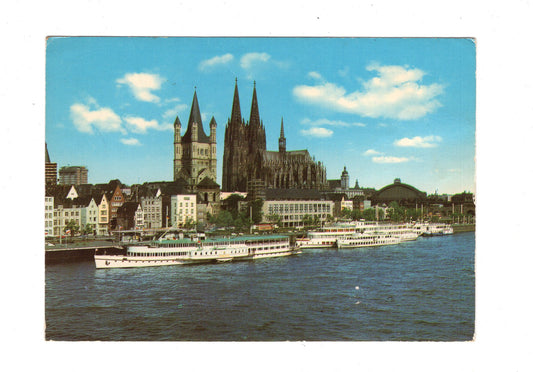 Ansichtskarte Köln am Rhein / Dom - St. Martin / G1-57