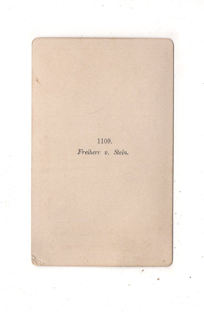 Fotografie Kunst / Freiherr von Stein - 1870er