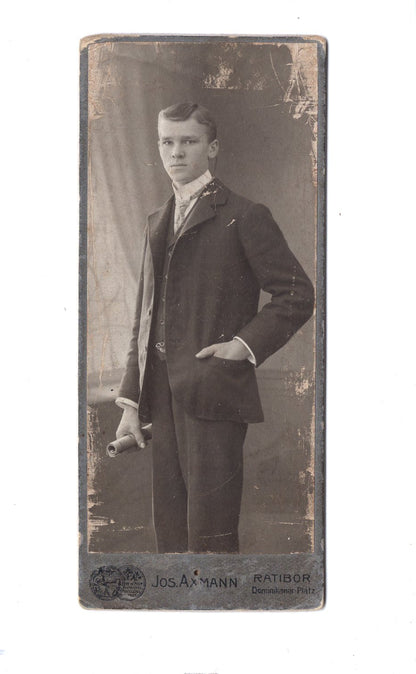 Fotografie Feiner Herr - Ratibor Racibórz 1900er