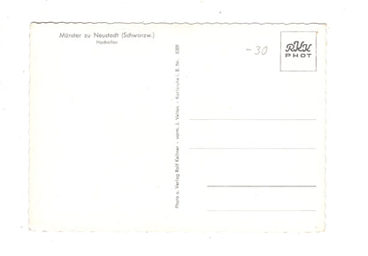 Ansichtskarte Neustadt im Schwarzwald / Münster - Hochaltar / K1-56