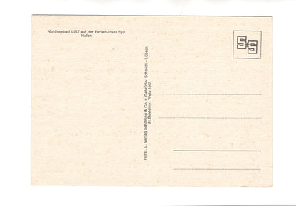 Ansichtskarte Nordseebad List auf Sylt / Hafen