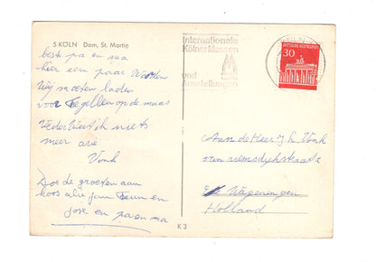 Ansichtskarte Köln am Rhein / Dom - St. Martin / G1-57